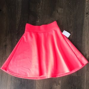 BRIGHT pink skirt